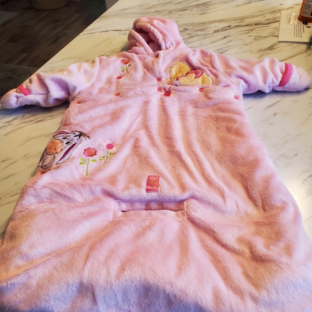 Winnie The Pooh, Disney, Pink Snowsuit/Bunting 3-6 Months
